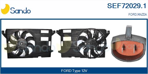 Elettromotore, ventola radiatore SANDO SEF72029.1