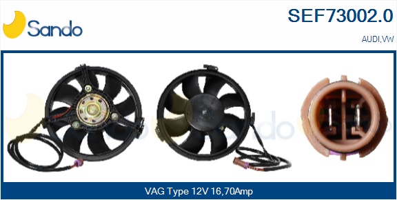 Elettromotore, ventola radiatore SANDO SEF73002.0