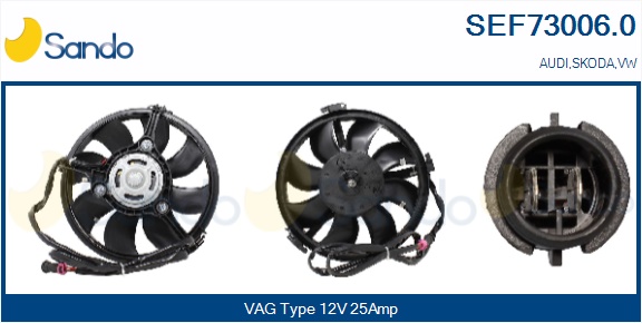 Elettromotore, ventola radiatore SANDO SEF73006.0