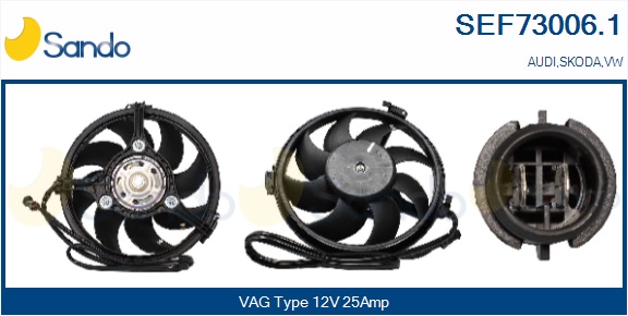 Elettromotore, ventola radiatore SANDO SEF73006.1