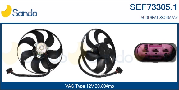 Ventola, raffreddamento motore SANDO SEF73305.1