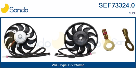 Ventola, raffreddamento motore SANDO SEF73324.0