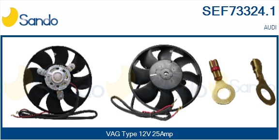 Ventola, raffreddamento motore SANDO SEF73324.1