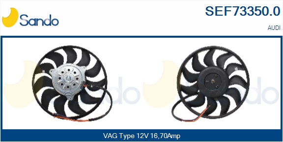 Ventola, raffreddamento motore SANDO SEF73350.0