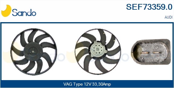 Ventola, raffreddamento motore SANDO SEF73359.0