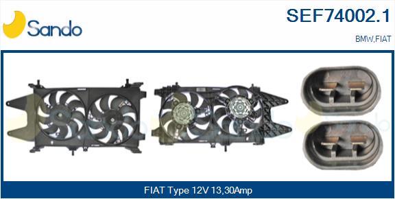 Elettromotore, ventola radiatore SANDO SEF74002.1