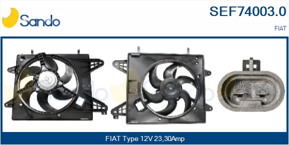 Elettromotore, ventola radiatore SANDO SEF74003.0