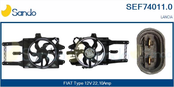 Elettromotore, ventola radiatore SANDO SEF74011.0