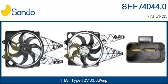 Elettromotore, ventola radiatore SANDO SEF74044.0