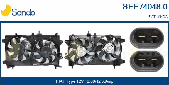 Elettromotore, ventola radiatore SANDO SEF74048.0