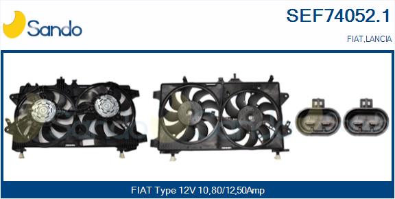 Elettromotore, ventola radiatore SANDO SEF74052.1