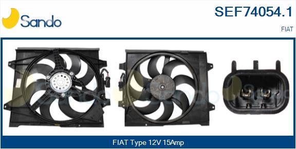 Elettromotore, ventola radiatore SANDO SEF74054.1