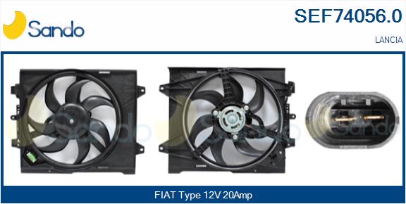 Elettromotore, ventola radiatore SANDO SEF74056.0