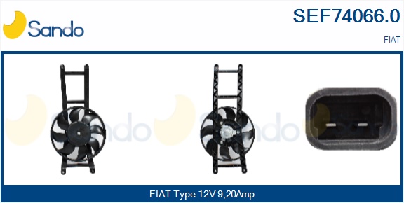 Elettromotore, ventola radiatore SANDO SEF74066.0