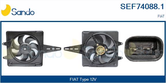 Elettromotore, ventola radiatore SANDO SEF74088.1