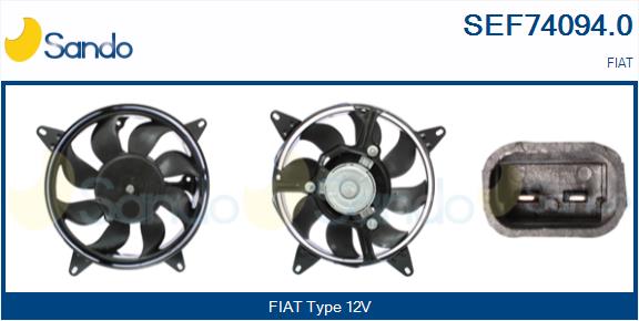 Elettromotore, ventola radiatore SANDO SEF74094.0
