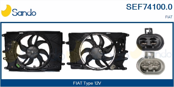 Elettromotore, ventola radiatore SANDO SEF74100.0