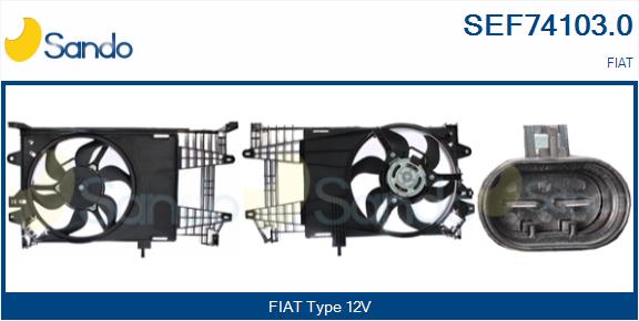 Elettromotore, ventola radiatore SANDO SEF74103.0
