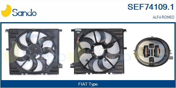Elettromotore, ventola radiatore SANDO SEF74109.1