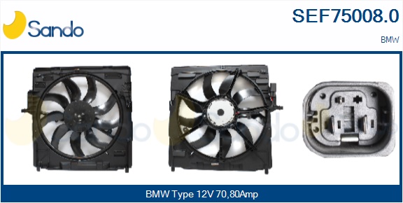 Elettromotore, ventola radiatore SANDO SEF75008.0