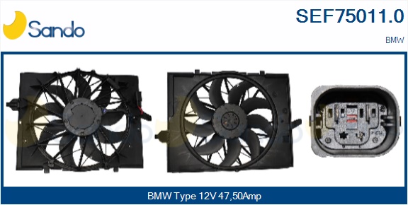 Elettromotore, ventola radiatore SANDO SEF75011.0