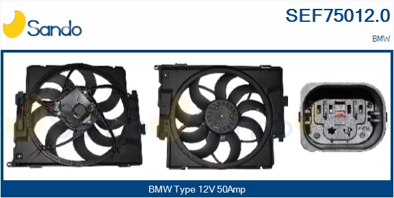 Elettromotore, ventola radiatore SANDO SEF75012.0
