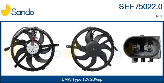 Elettromotore, ventola radiatore SANDO SEF75022.0