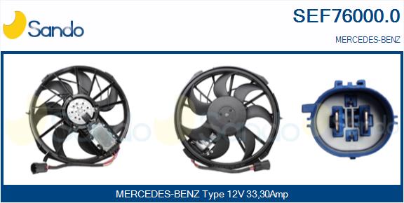 Elettromotore, ventola radiatore SANDO SEF76000.0