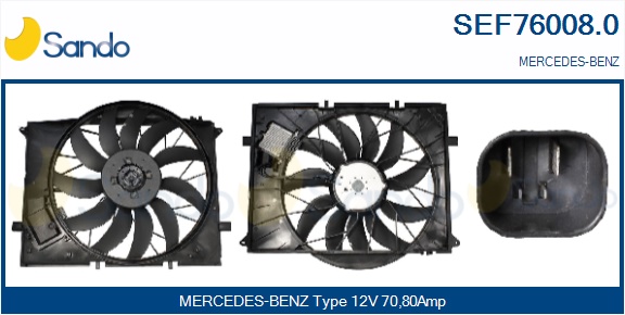 Elettromotore, ventola radiatore SANDO SEF76008.0
