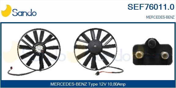 Elettromotore, ventola radiatore SANDO SEF76011.0
