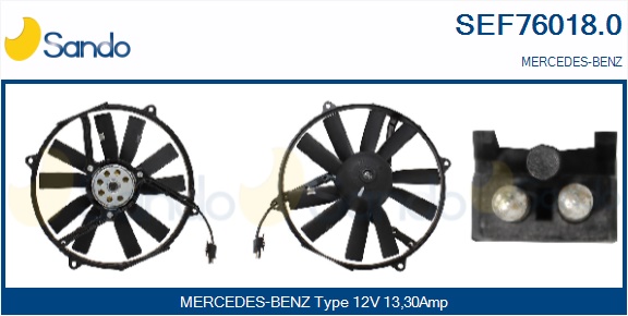 Elettromotore, ventola radiatore SANDO SEF76018.0