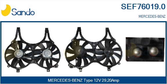Elettromotore, ventola radiatore SANDO SEF76019.0