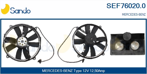 Elettromotore, ventola radiatore SANDO SEF76020.0