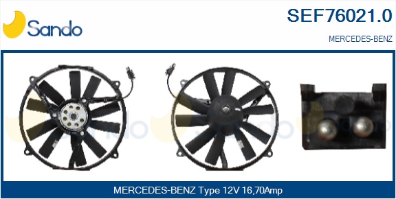Elettromotore, ventola radiatore SANDO SEF76021.0