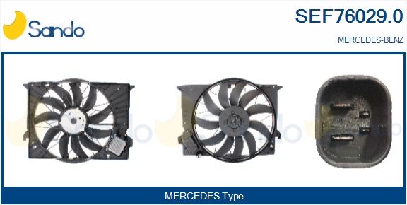 Elettromotore, ventola radiatore SANDO SEF76029.0