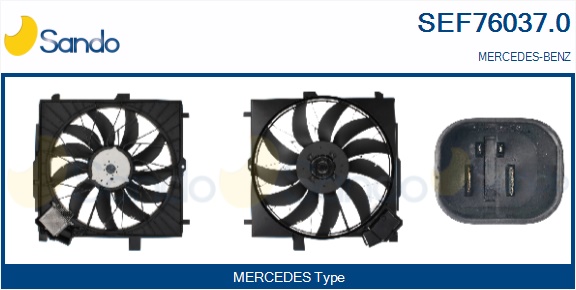 Elettromotore, ventola radiatore SANDO SEF76037.0