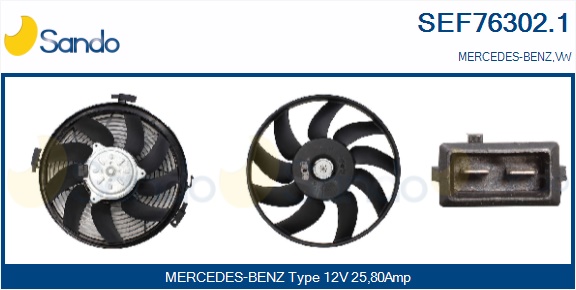 Ventola, raffreddamento motore SANDO SEF76302.1
