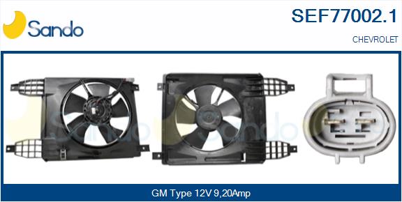 Elettromotore, ventola radiatore SANDO SEF77002.1