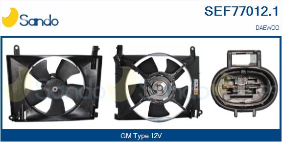 Elettromotore, ventola radiatore SANDO SEF77012.1