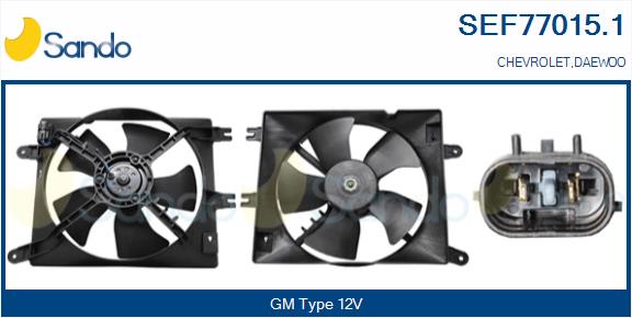 Elettromotore, ventola radiatore SANDO SEF77015.1