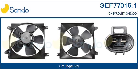 Elettromotore, ventola radiatore SANDO SEF77016.1