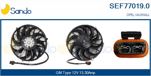 Elettromotore, ventola radiatore SANDO SEF77019.0