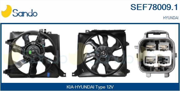 Elettromotore, ventola radiatore SANDO SEF78009.1