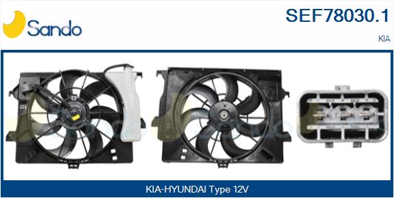 Elettromotore, ventola radiatore SANDO SEF78030.1