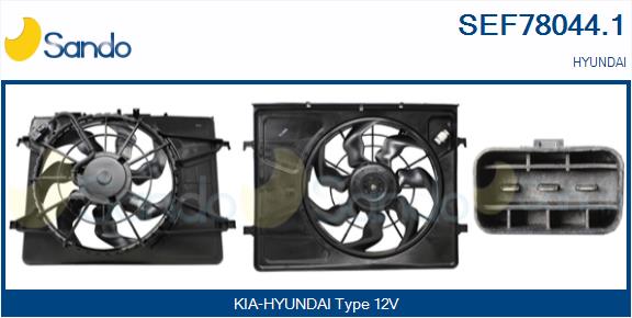 Elettromotore, ventola radiatore SANDO SEF78044.1