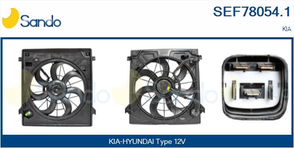 Elettromotore, ventola radiatore SANDO SEF78054.1
