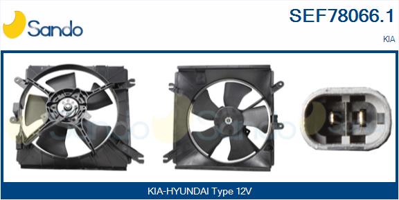 Elettromotore, ventola radiatore SANDO SEF78066.1