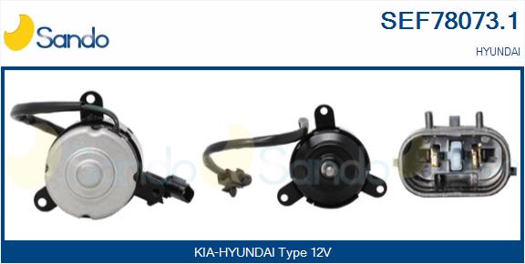 Elettromotore, ventola radiatore SANDO SEF78073.1