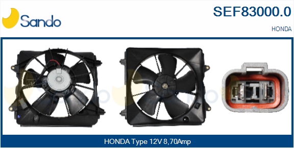 Elettromotore, ventola radiatore SANDO SEF83000.0