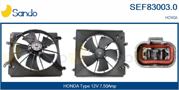 Elettromotore, ventola radiatore SANDO SEF83003.0